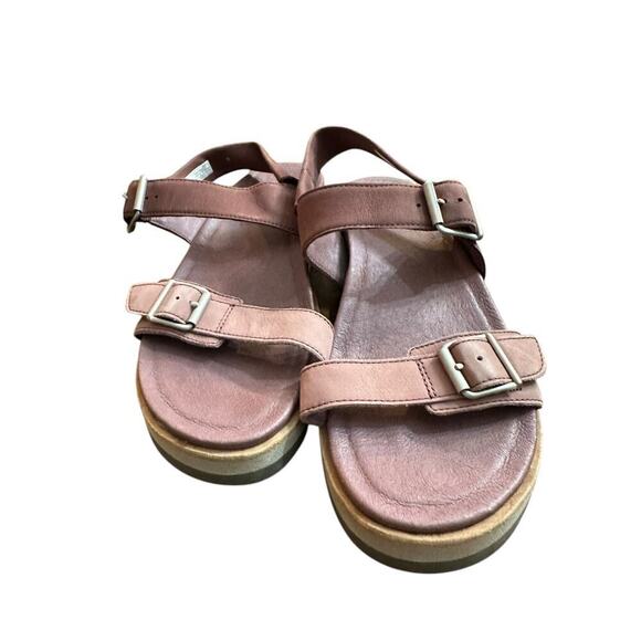 Merrell Women's Purple Juno Buckle Backstrap Leather Comfort Sandals Size 8 - Picture 4 of 5